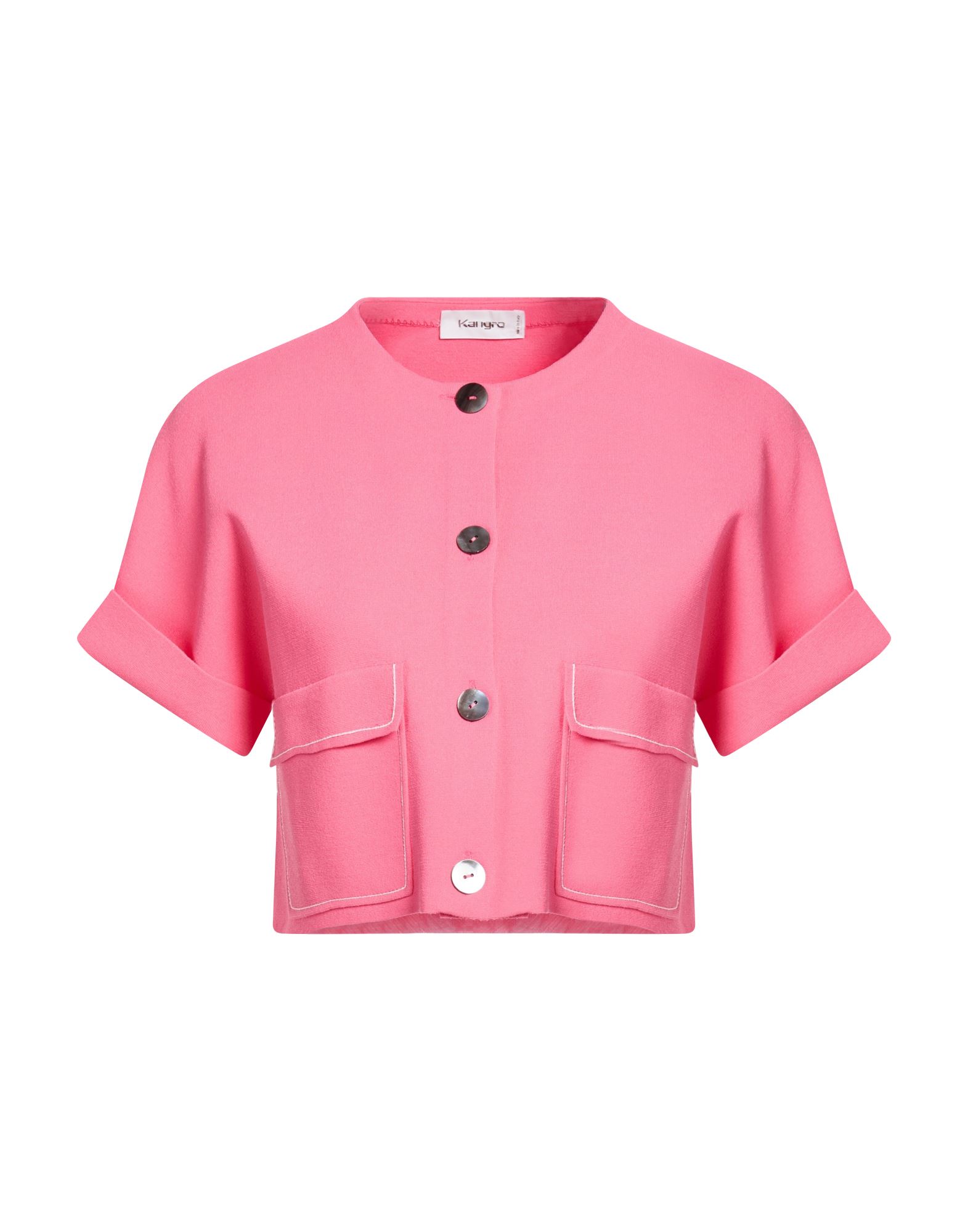 KANGRA Strickjacke Damen Magenta von KANGRA