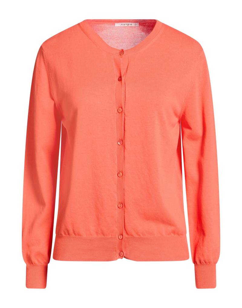 KANGRA Strickjacke Damen Orange von KANGRA