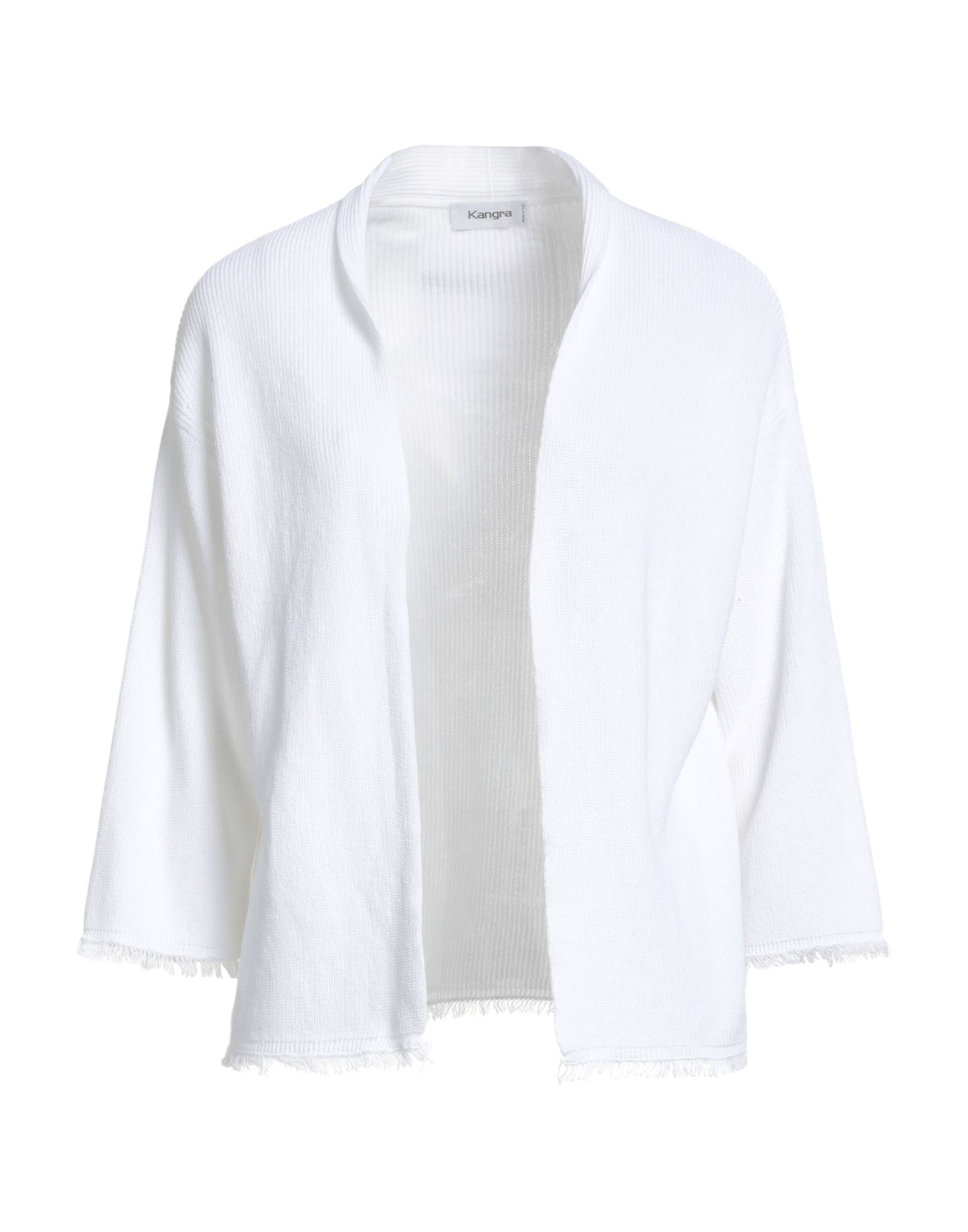 KANGRA Strickjacke Damen Weiß von KANGRA