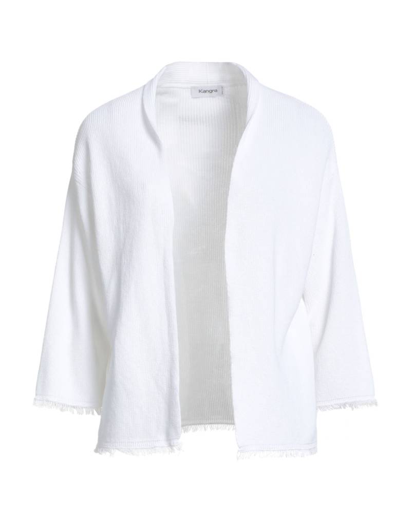 KANGRA Strickjacke Damen Weiß von KANGRA
