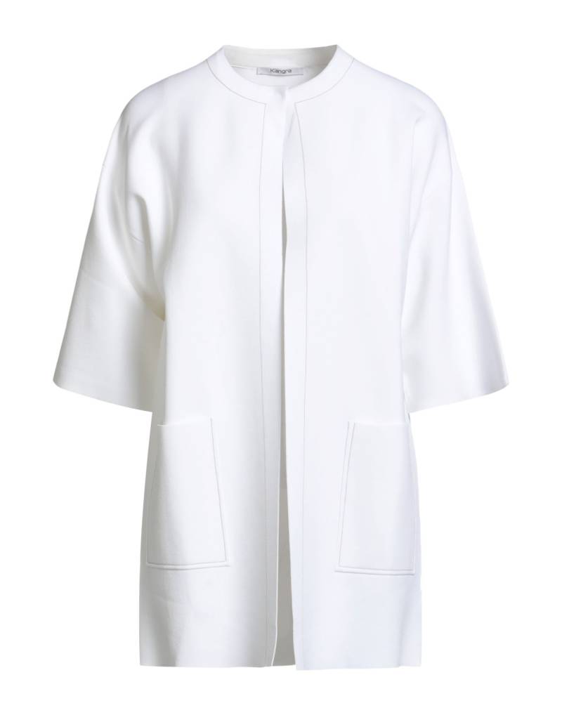 KANGRA Strickjacke Damen Weiß von KANGRA