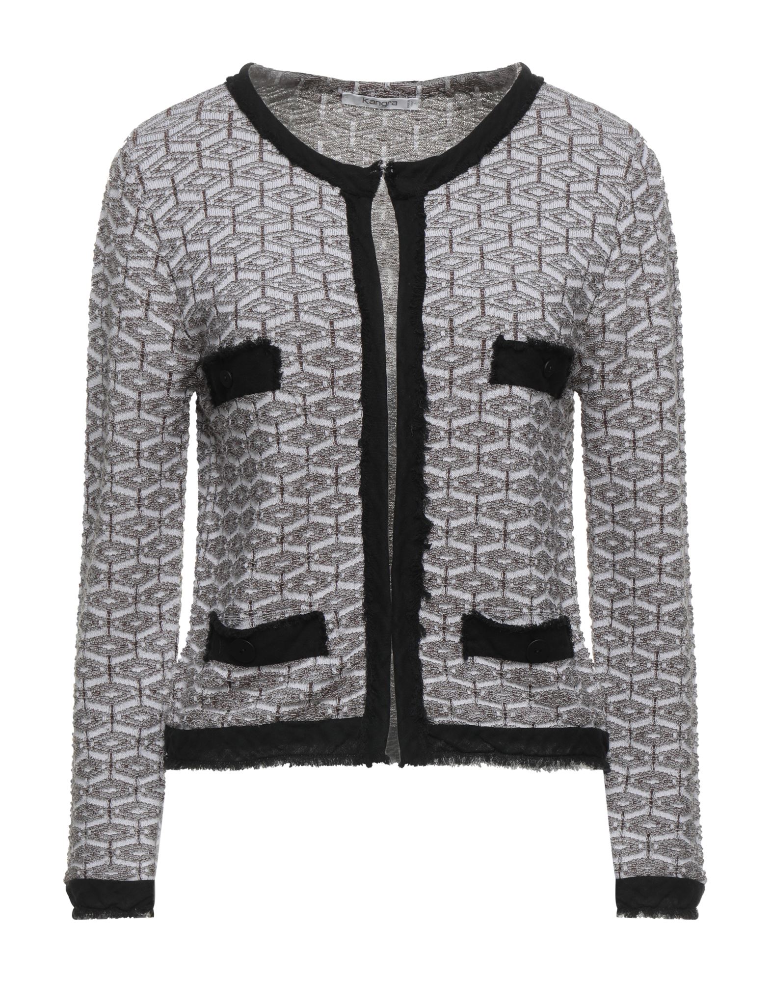 KANGRA Strickjacke Damen Weiß von KANGRA