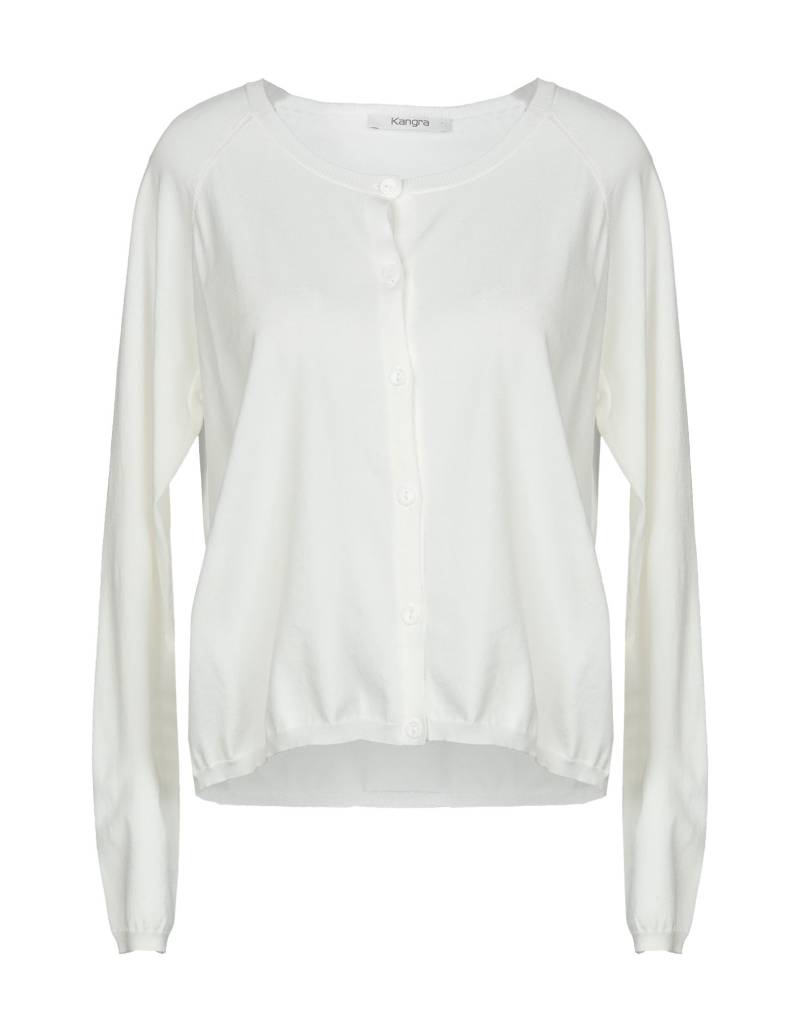 KANGRA Strickjacke Damen Weiß von KANGRA