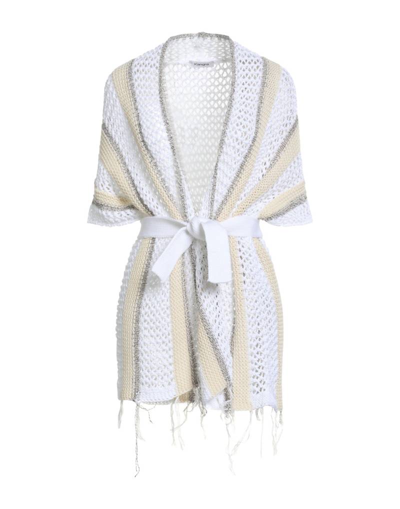 KANGRA Strickjacke Damen Weiß von KANGRA