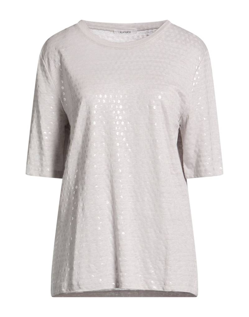 KANGRA T-shirts Damen Hellgrau von KANGRA