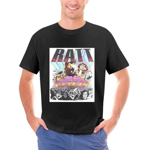 KANGZU RATT-Ratt-Patrol-85-Tour-T-Shirt-Ratt-Band-Shirt-Ratt-Tour-1985-Shirt-Ratt-Glam von KANGZU