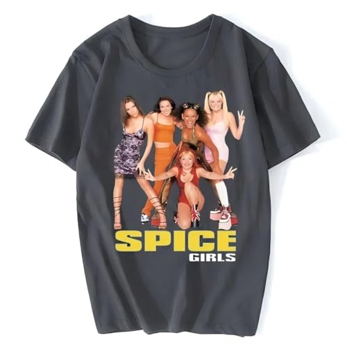 O-Neck-T-Shirt-Hip-Hop-Tees-Tops-Spice-Girls-T-Shirt von KANGZU