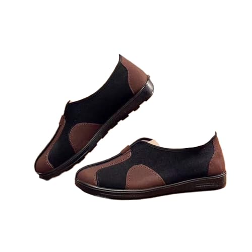 KANLVU Kampfsportschuhe Für Männer Und Frauen Flexibel Tai Chi Kung Fu Schuhe Altes Peking Nationaler Stil Retro Stoffschuhe, Bequem Und Atmungsaktiv Für Training, Sport(41 EU) von KANLVU