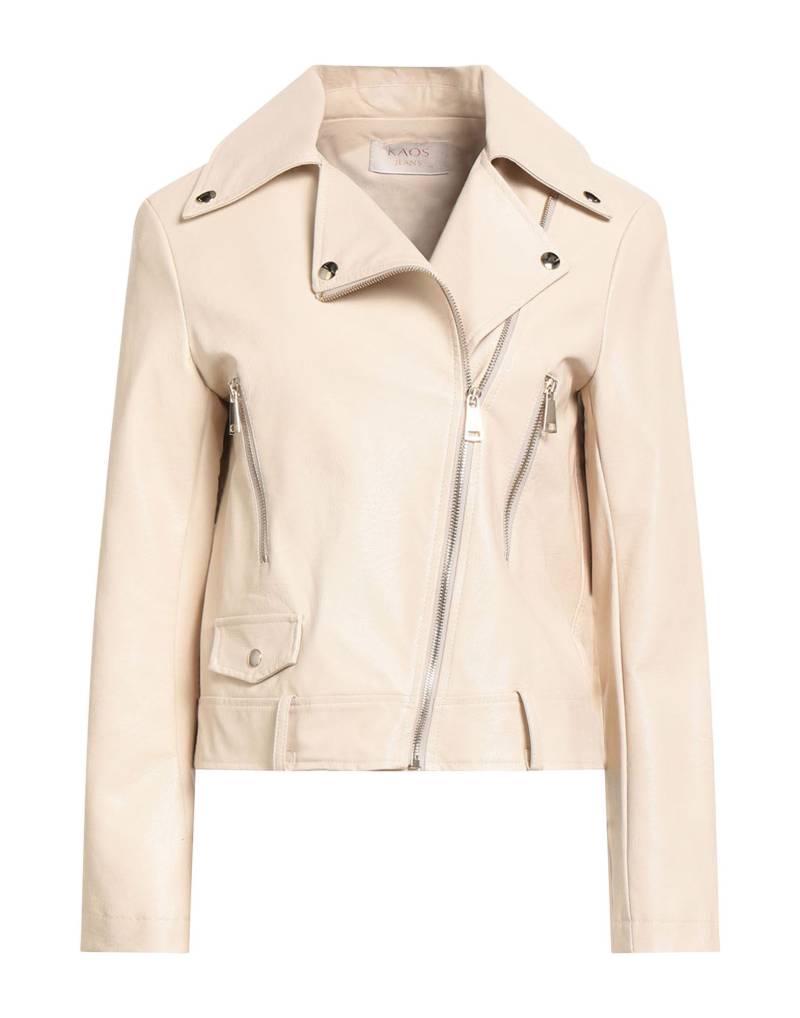KAOS JEANS Jacke & Anorak Damen Beige von KAOS JEANS
