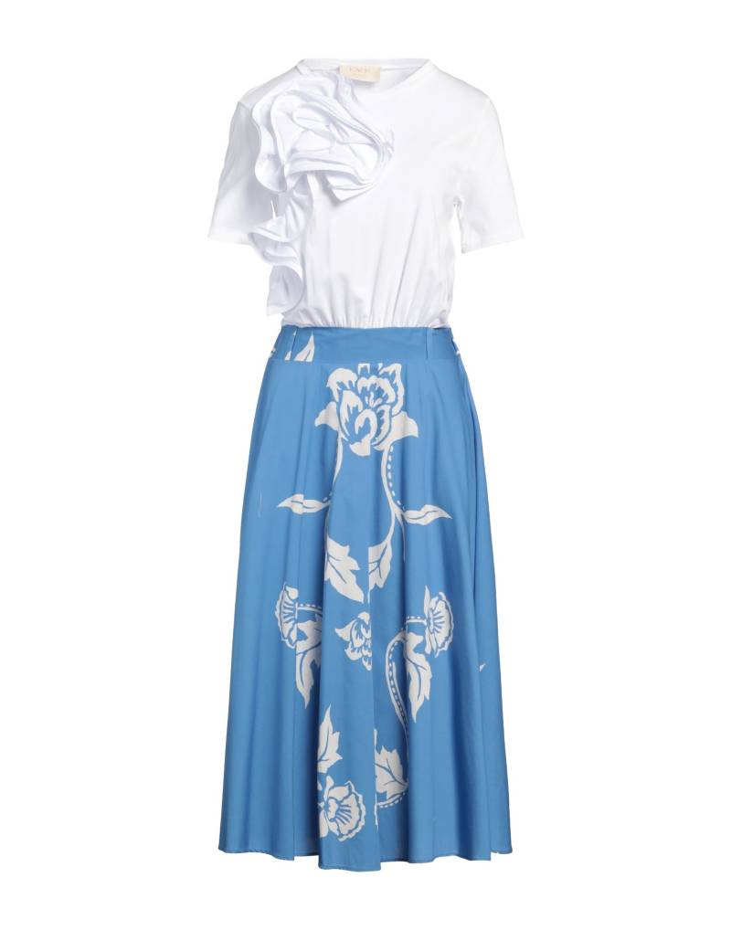 KAOS JEANS Midi-kleid Damen Azurblau von KAOS JEANS