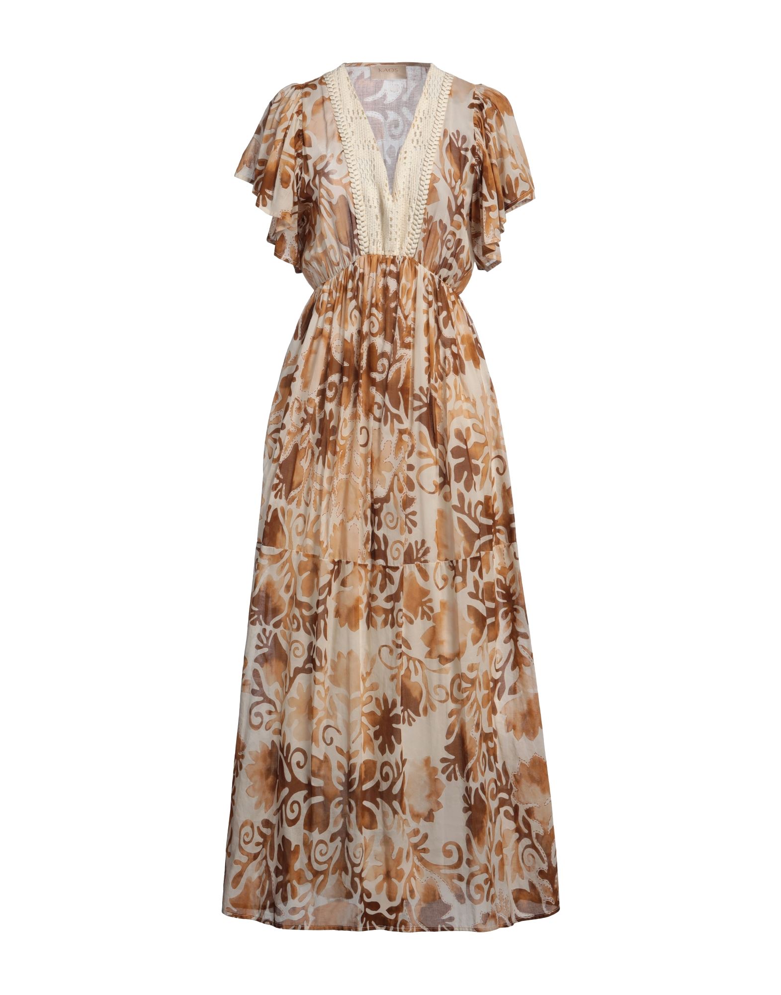 KAOS JEANS Maxi-kleid Damen Sand von KAOS JEANS