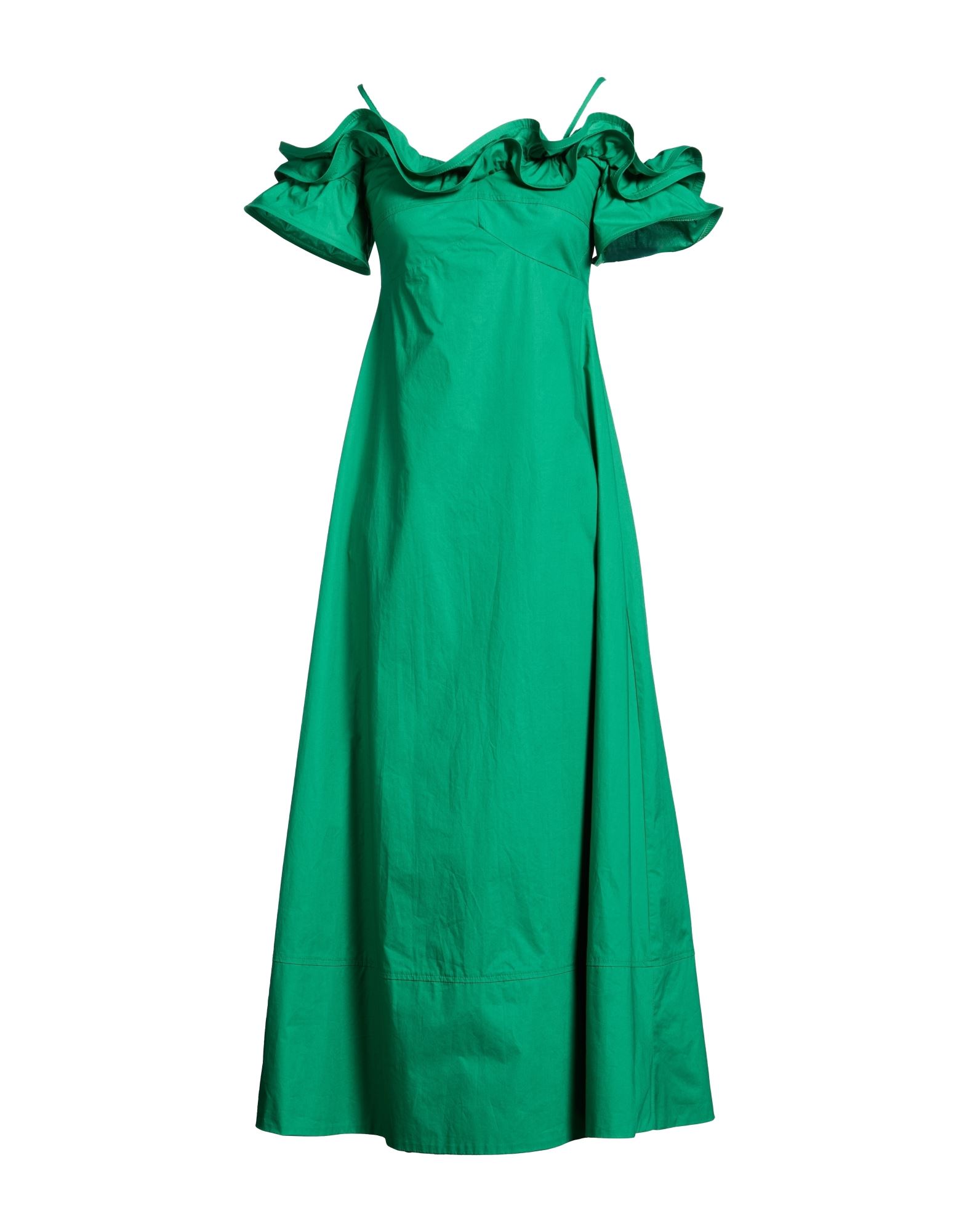 KAOS JEANS Midi-kleid Damen Smaragdgrün von KAOS JEANS