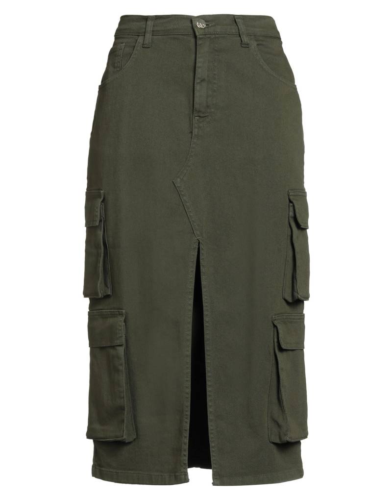 KAOS JEANS Midi-rock Damen Militärgrün von KAOS JEANS