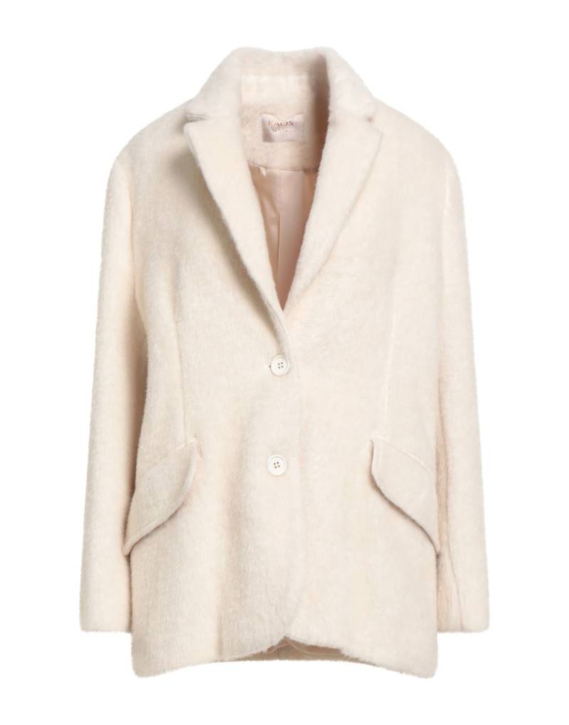 KAOS JEANS Mantel Damen Off white von KAOS JEANS