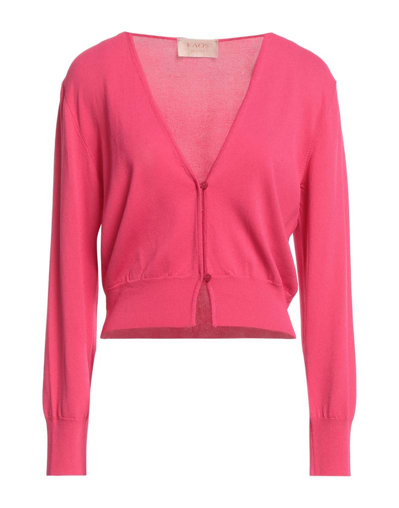 KAOS JEANS Strickjacke Damen Fuchsia von KAOS JEANS