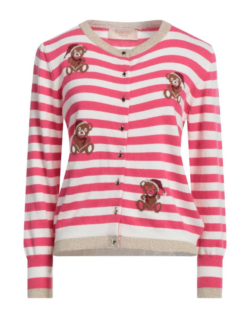 KAOS JEANS Strickjacke Damen Fuchsia von KAOS JEANS