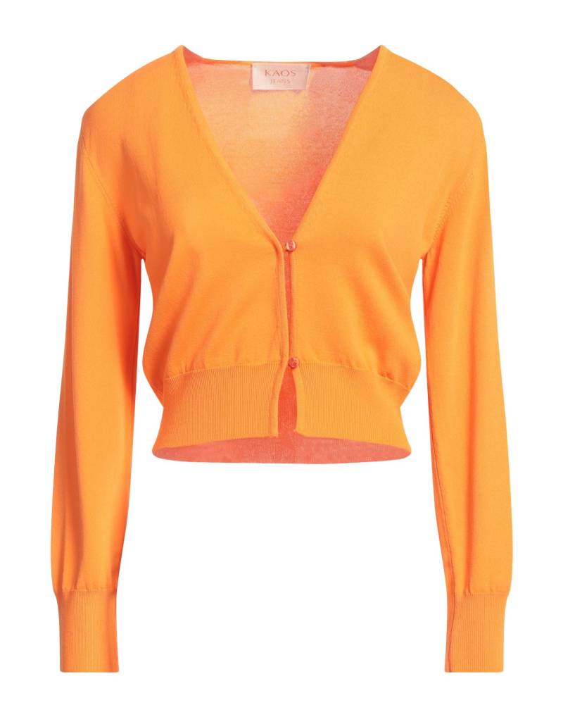 KAOS JEANS Strickjacke Damen Orange von KAOS JEANS