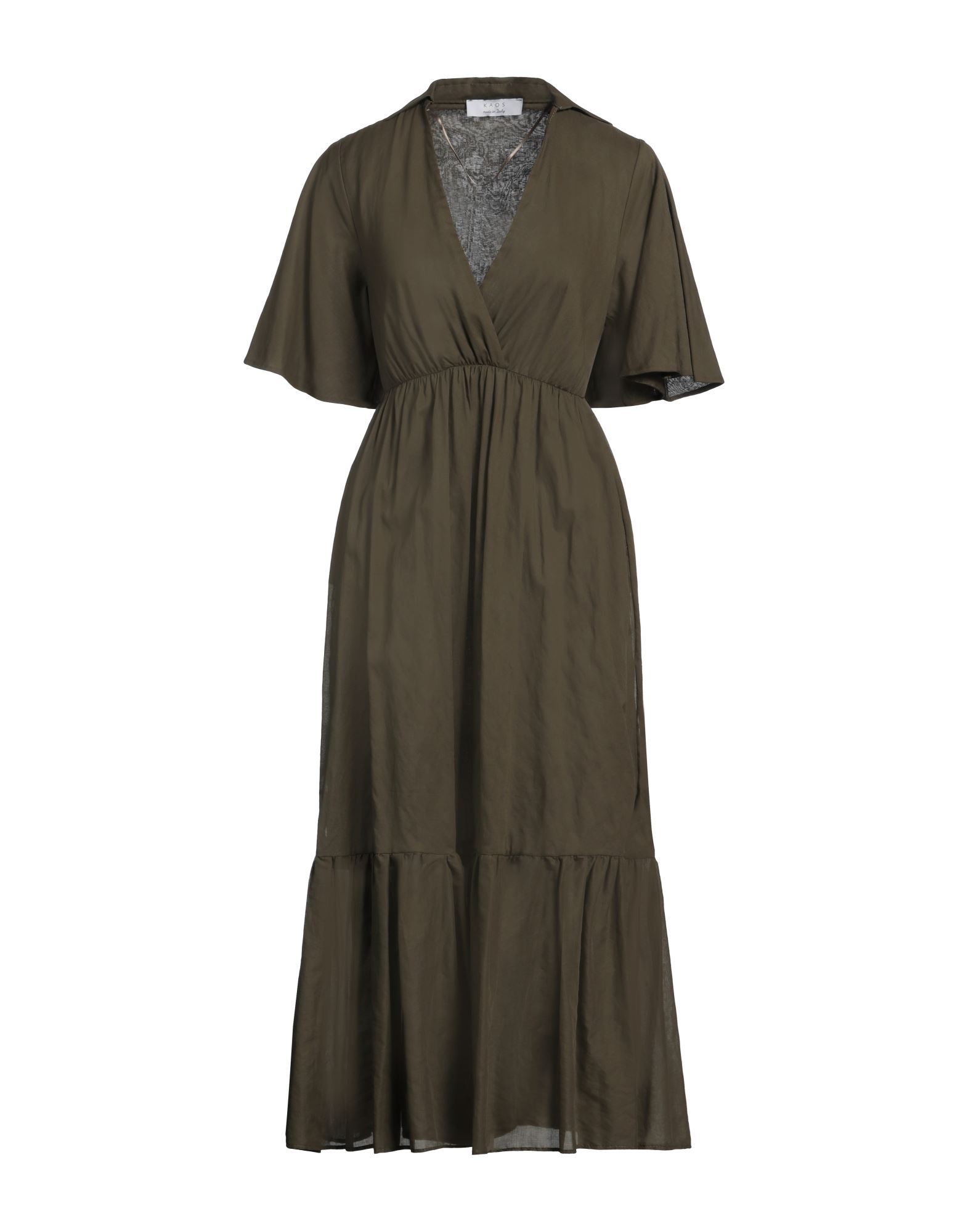 KAOS Midi-kleid Damen Militärgrün von KAOS