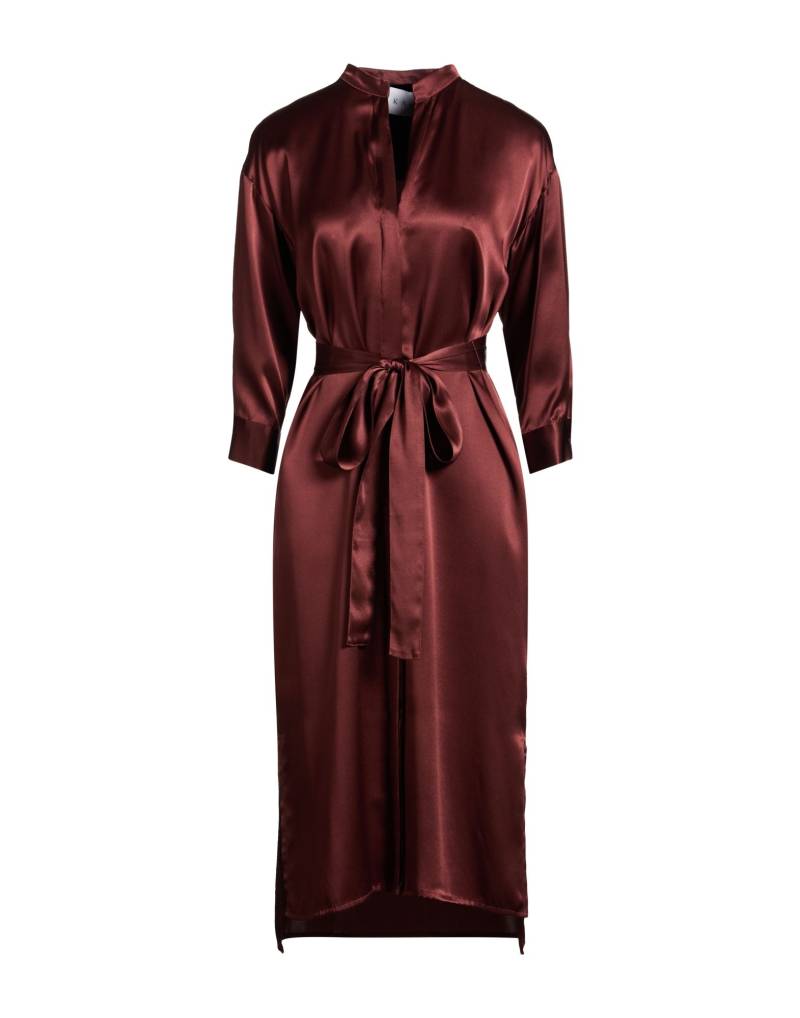 KAOS Midi-kleid Damen Schokobraun von KAOS
