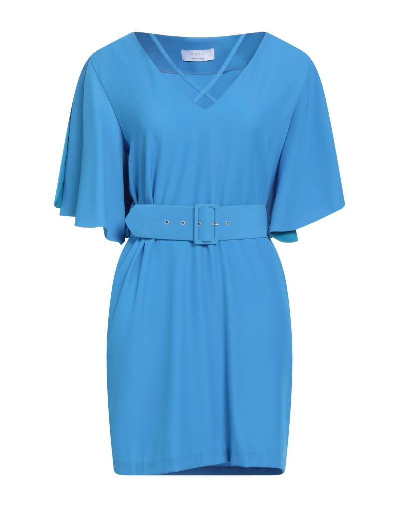 KAOS Mini-kleid Damen Azurblau von KAOS