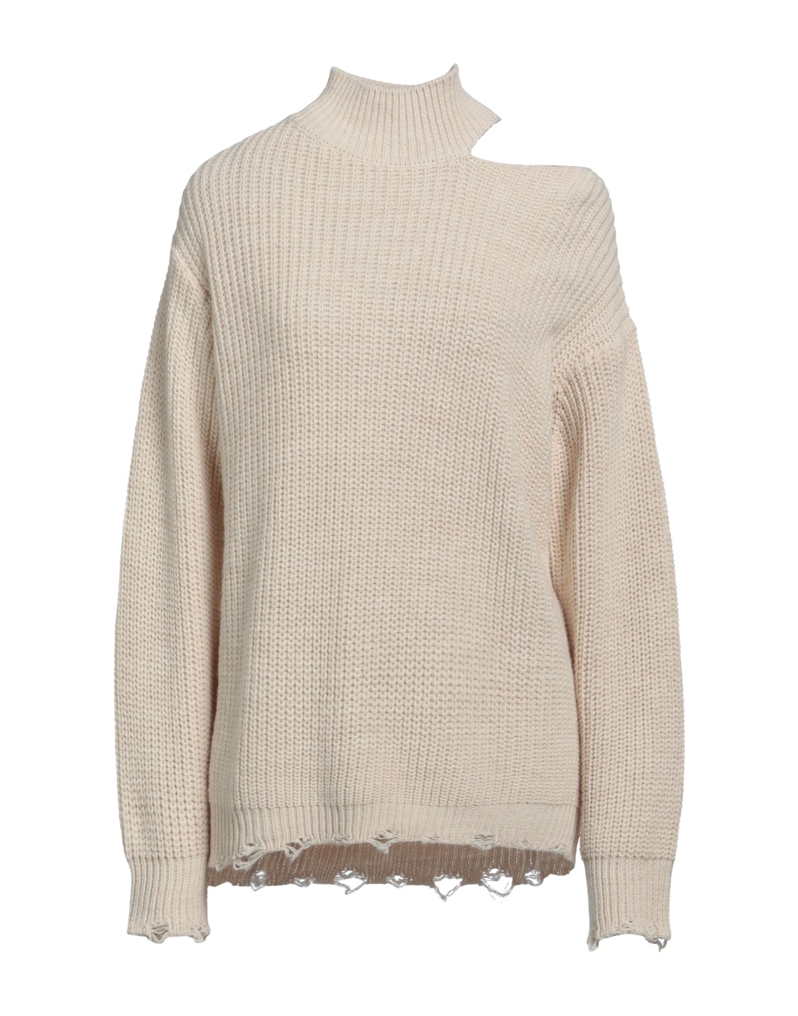 KAOS Rollkragenpullover Damen Beige von KAOS