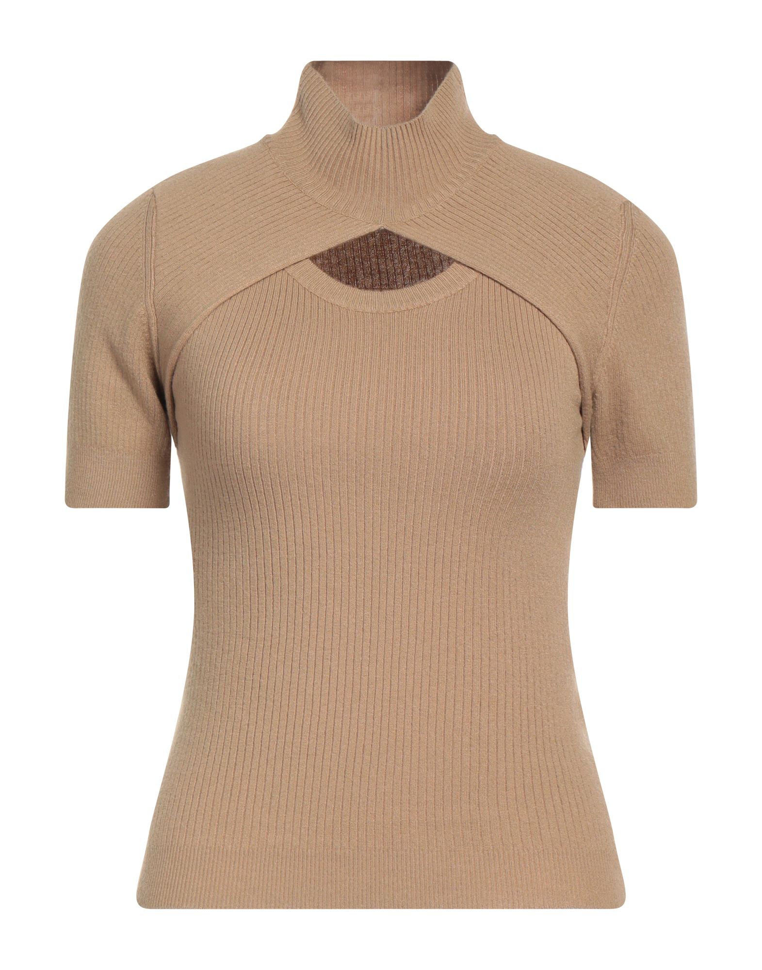 KAOS Rollkragenpullover Damen Kamel von KAOS