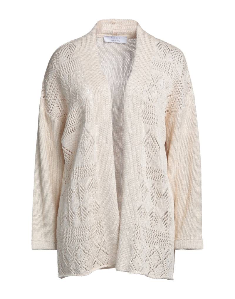 KAOS Strickjacke Damen Beige von KAOS