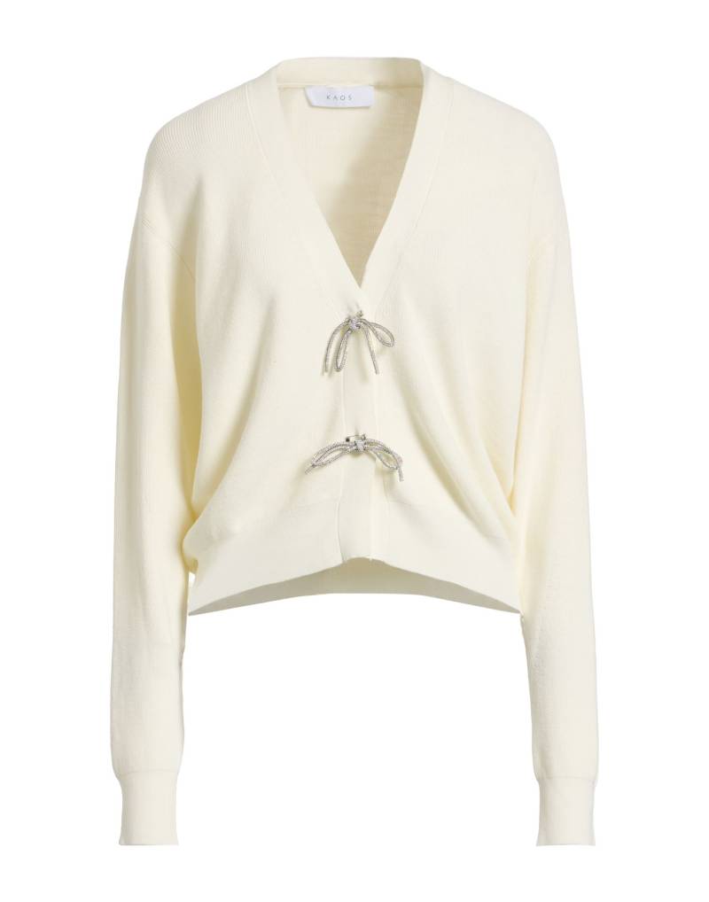 KAOS Strickjacke Damen Cremeweiß von KAOS