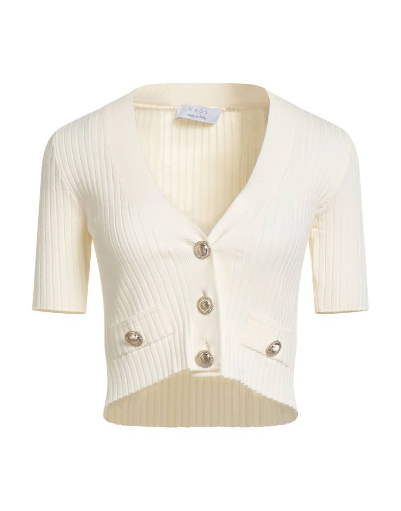 KAOS Strickjacke Damen Cremeweiß von KAOS