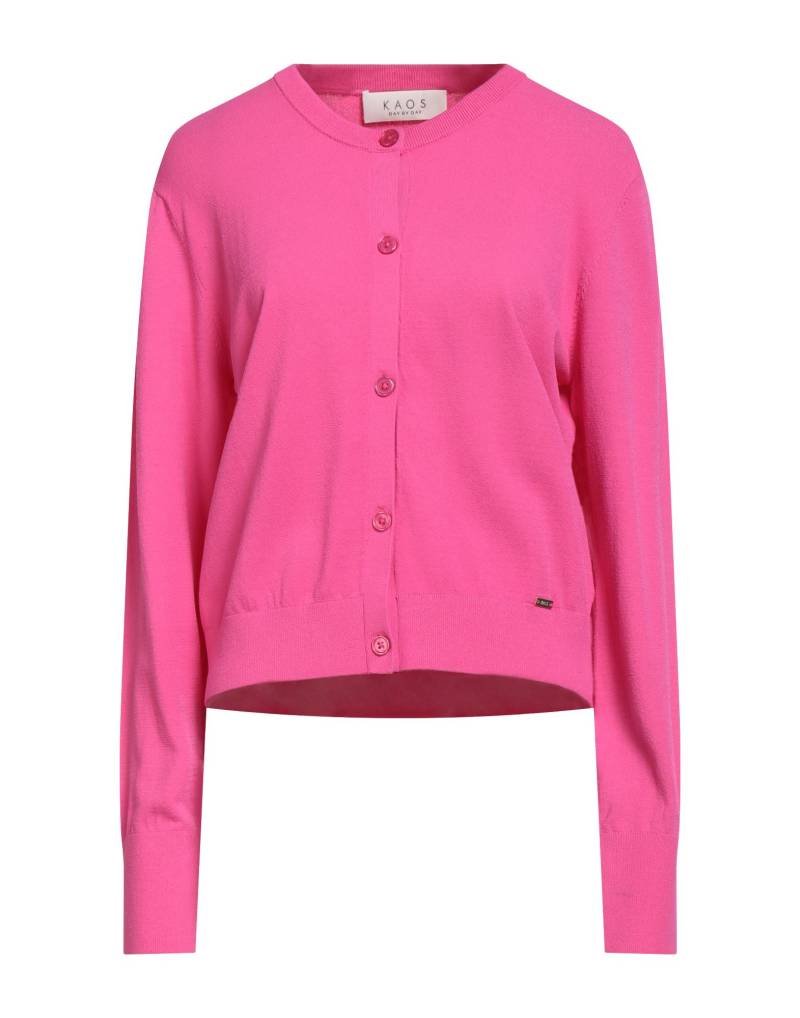 KAOS Strickjacke Damen Fuchsia von KAOS