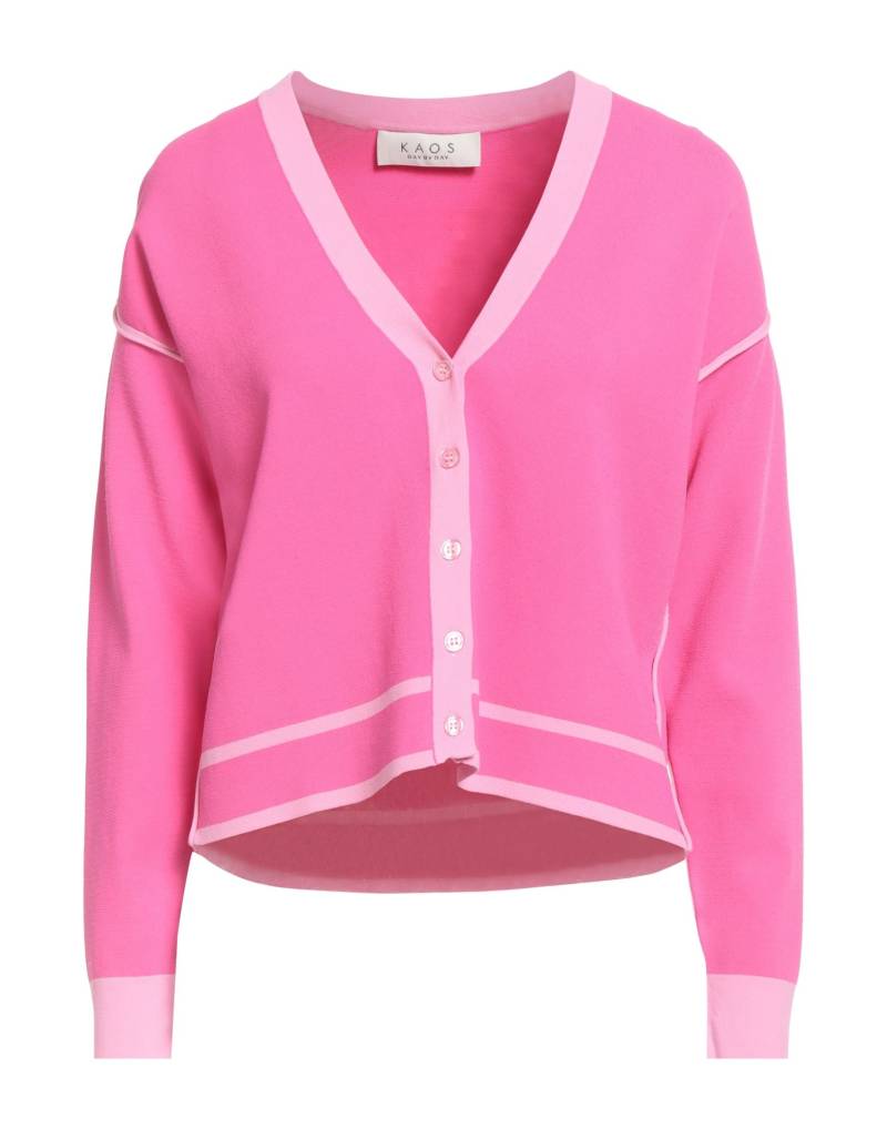 KAOS Strickjacke Damen Fuchsia von KAOS
