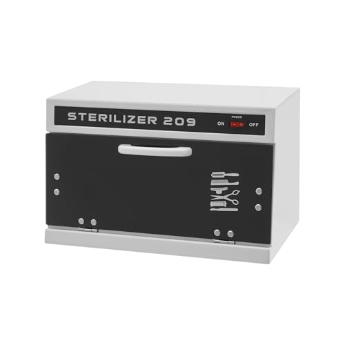 10L Heißluftsterilisator Hochtemperatur Sterilisator 8W Hochtemperatur Sterilisatoren Desinfektionsschrank zum Sterilisieren von Hitzebeständigen Nagelwerkzeugen Besteck Haushaltswaren 37x21x24cm von KAPIPALA