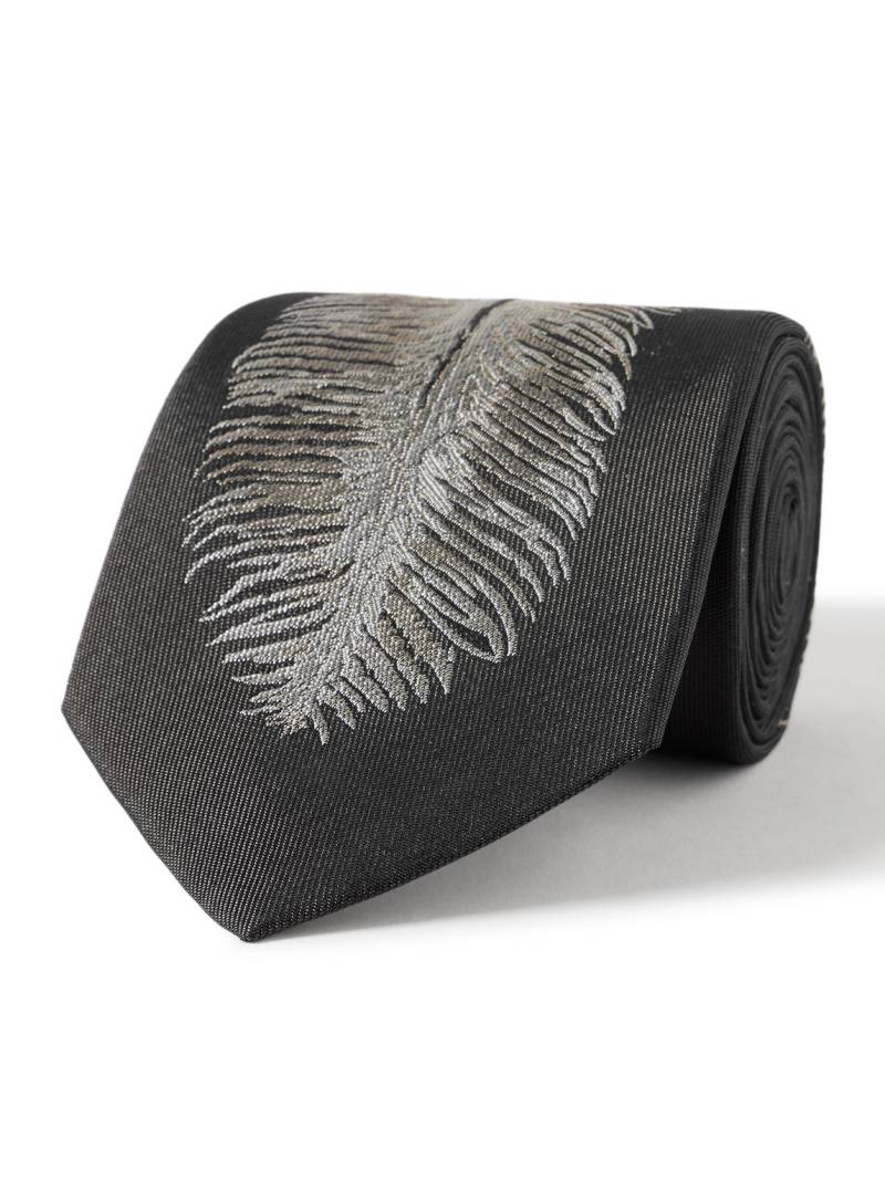 KAPITAL - 8.5cm Silk-Jacquard Tie - Men - Black von KAPITAL