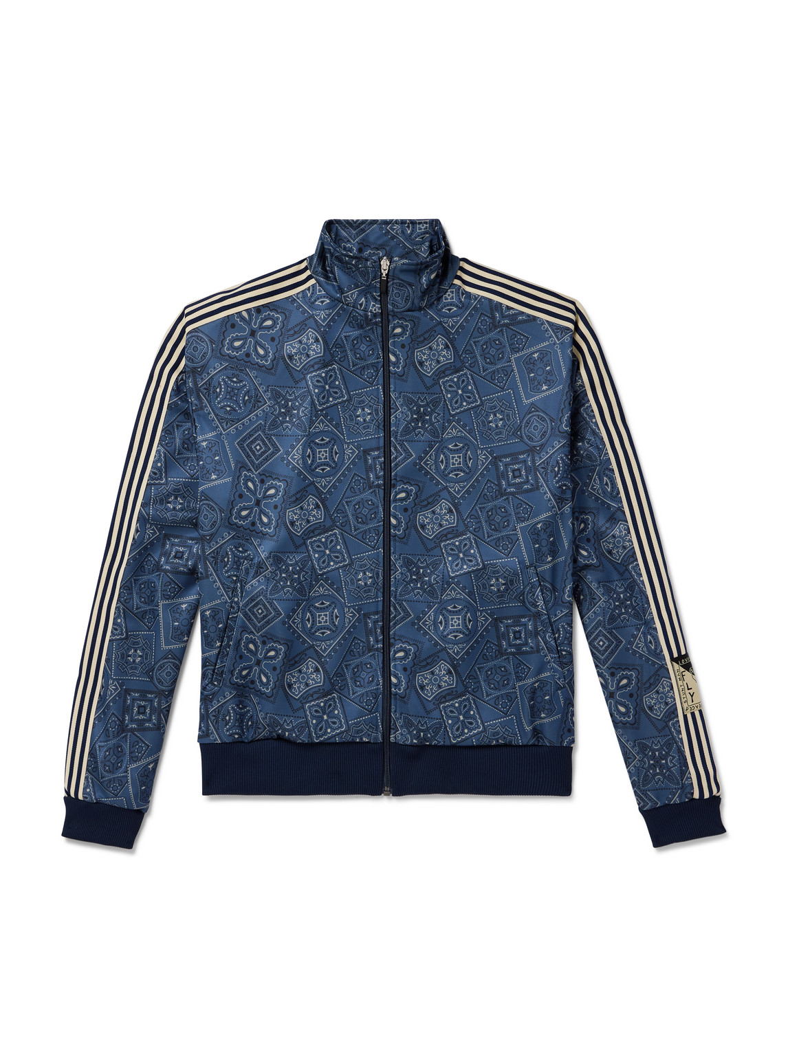 KAPITAL - Cookie Bandana-Print Striped Shell Track Jacket - Men - Blue - 1 KAPITAL - Cookie Bandana-Print Striped Shell Track Jacket - Men - Blue - 1 von KAPITAL