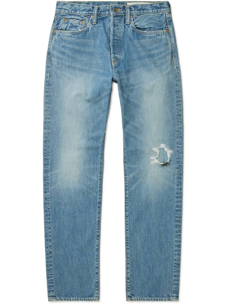 KAPITAL - Monkey CISCO Slim-Fit Distressed Jeans - Men - Blue - UK/US 30 von KAPITAL