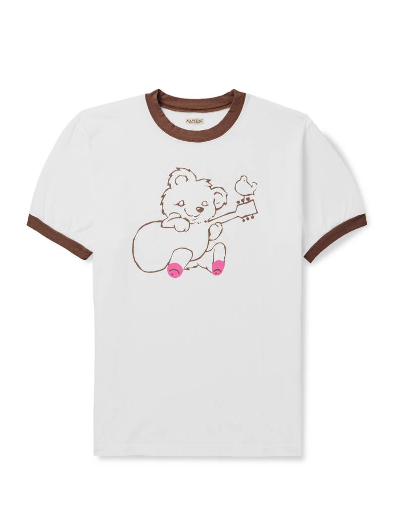 KAPITAL - Printed Cotton-Jersey T-Shirt - Men - Brown - 2 von KAPITAL