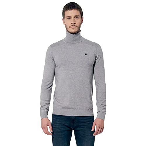 Kaporal Herren Herrenpullover-Modell Arian-Farbe: Mittelgrau-Größe L, Medgrm, Large von KAPORAL