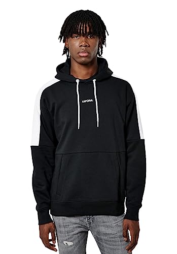 Kaporal Herren Slit Kapuzenpullover, Schwarz, XXL von KAPORAL