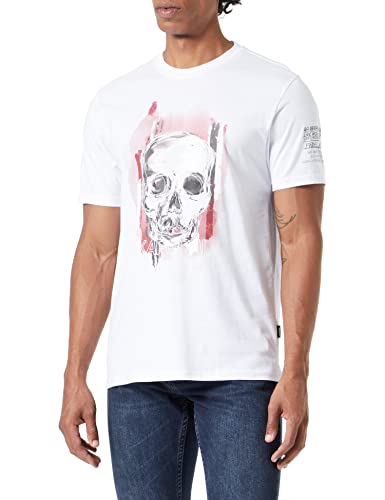 Kaporal Herren T-Shirt Modell Paint-Farbe: Weiß-Größe M, M von KAPORAL