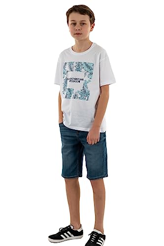 Kaporal Jungen Palm T-Shirt, weiß, 16 Jahre von KAPORAL