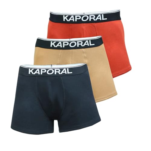 Kaporal Herren Quad Boxershorts, Biscuit, von KAPORAL