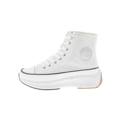 Kaporal Damen Christa Sneaker, Weißer Strass, 40 EU Kaporal Damen Christa Sneaker, Weißer Strass, 40 EU von KAPORAL
