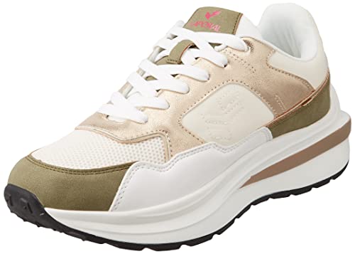 Kaporal Damen Clipper Sneaker, Khaki Multi, 37 EU von KAPORAL