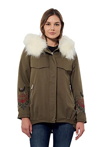 Kaporal Damen Damenjacke-Modell Draco-Farbe: Khaki-Größe M, kaki, 38 von KAPORAL
