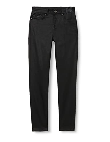 Kaporal Damen Jeans/Jogginghosen Modell Camie-Farbe Größe 32, Schwarz Python, 40 von KAPORAL
