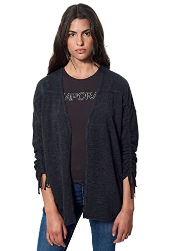Kaporal Damen Pullover-Modell FALEN-Farbe Dunkelgrau meliert-Größe XS, Dargrm von KAPORAL