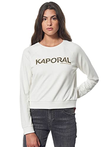 Kaporal Damen Sweatshirt Modell Fauve-Farbe: Offwhite-Größe S, Offwhi, 36 von KAPORAL
