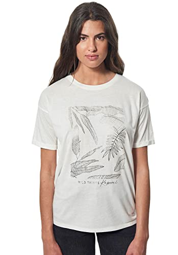Kaporal Damen T-Shirt Modell FILO-Farbe: Off White-Größe S, Offwhi, Small von KAPORAL