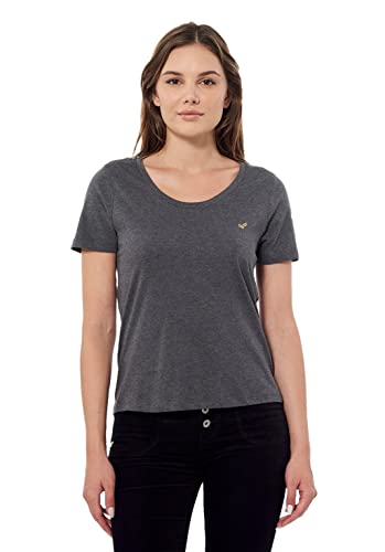 Kaporal Damen T-Shirt Modell FINAL-Farbe: Dunkelgrau Melange-Größe XS, Dargrm Kaporal Damen T-Shirt Modell FINAL-Farbe: Dunkelgrau Melange-Größe XS, Dargrm von KAPORAL