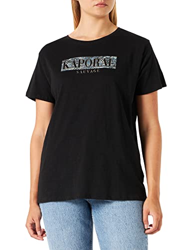 Kaporal Damen T-Shirt Modell FOLAR-Farbe: Schwarz-Größe XS von KAPORAL